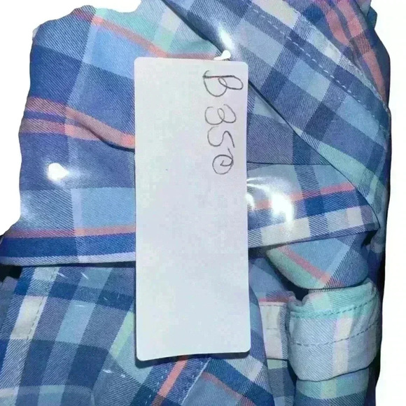 Boys Southern Tide performance Plaid Button Down Shirt Size S - Picture 4 of 4